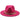 Pink Fedora with Gold Chain Embellishment